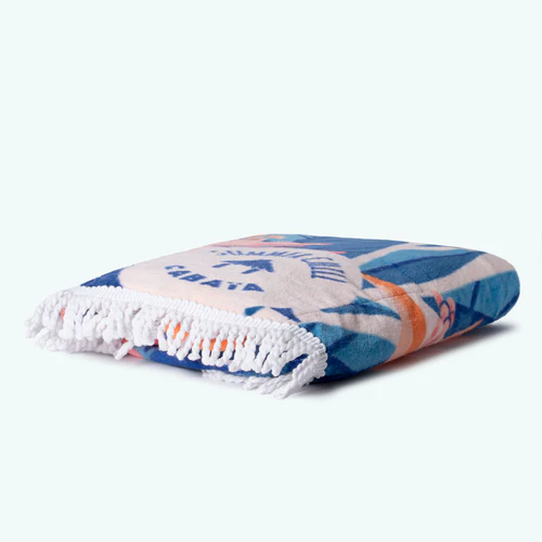 Serviette ronde Bora Bora rose