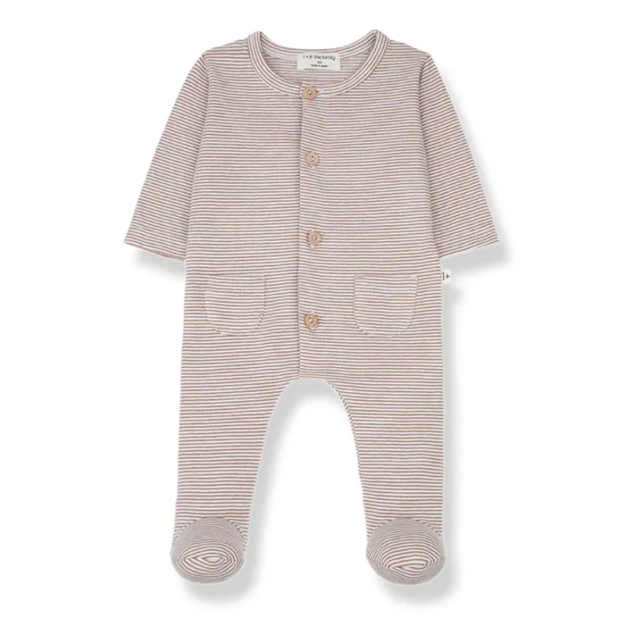 1+ in the family Pyjama Rayé Florian | Marron