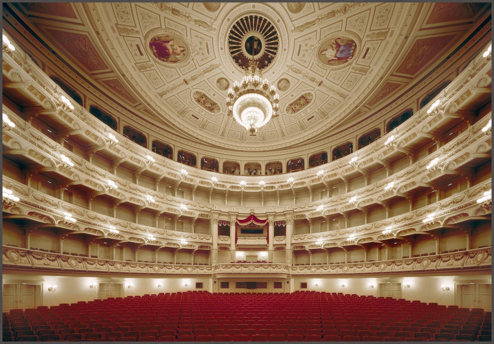 Semperoper Dresden by Rafael Neff - Limited Edition. Edition of: 150. Signed.