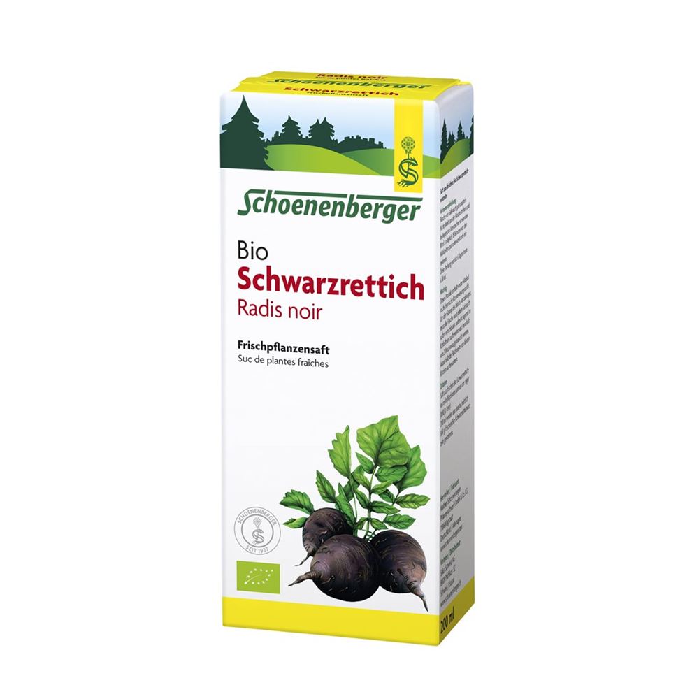 SCHOENENBERGER Schwarzrettich Frischpflanzensaft Bio Fl 200 ml