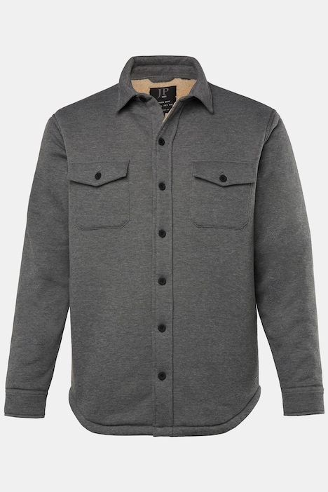 JP 1880 Sweat-Overshirt, Webfell-Futter, bis 7 XL