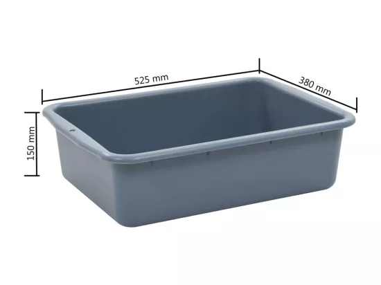 Chariot de cuisine avec récipients en plastique 82x43,5x93 cm