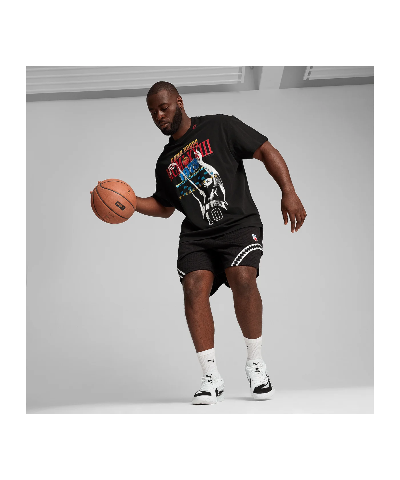 PUMA Crowd Craze T-Shirt Schwarz F01