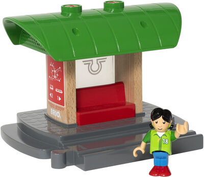 BRIO 33840 Togstasjon med Lyd