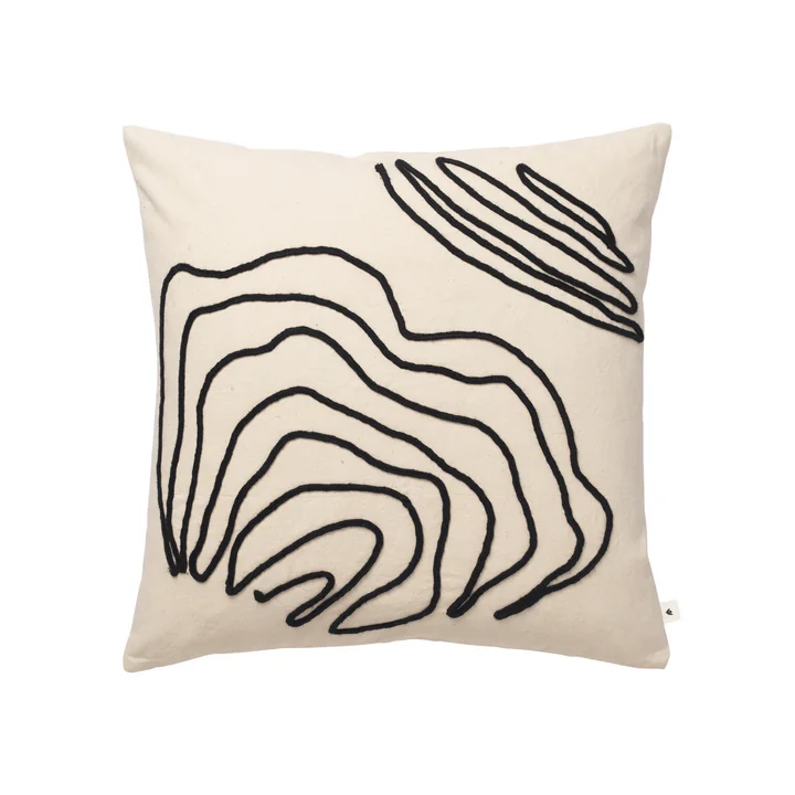 Ferm Living - Jot Kissen, 50 x 50 cm, natural