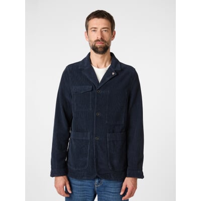 Herren-Cordblazer, Blau