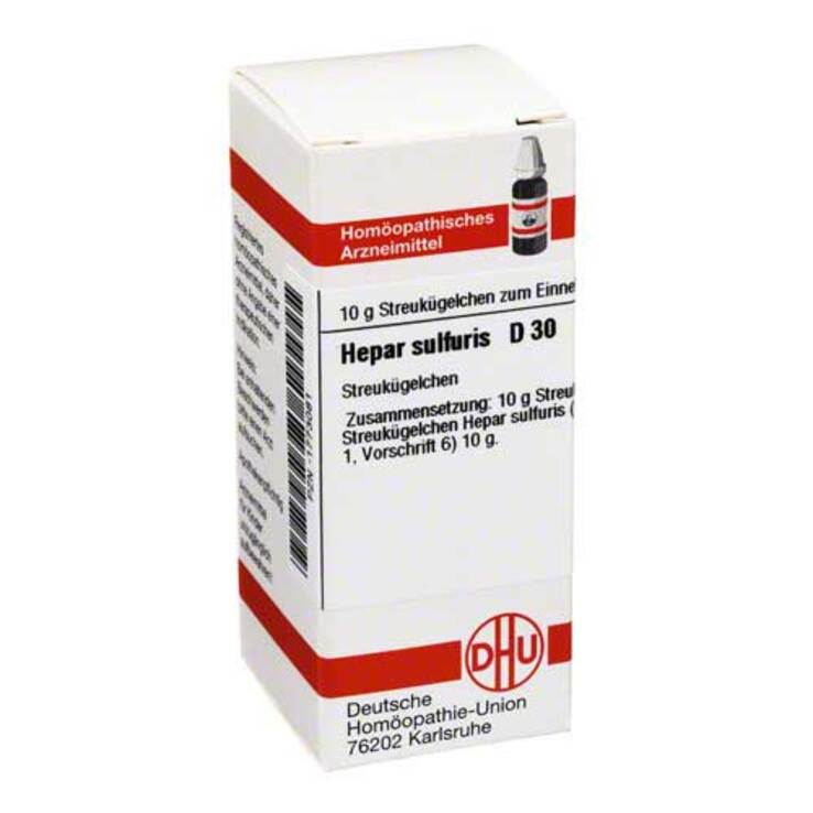 DHU Hepar sulfuris D 30 Globuli, 10 g