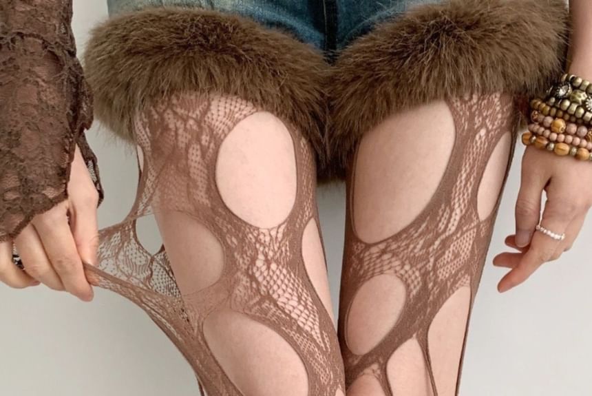 Malnia Home - Visnetpanty met effen uitsparingen