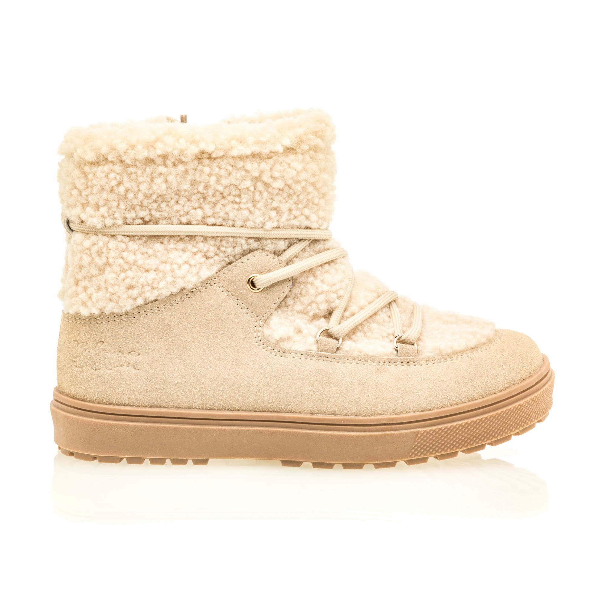 Bottines Fille beige