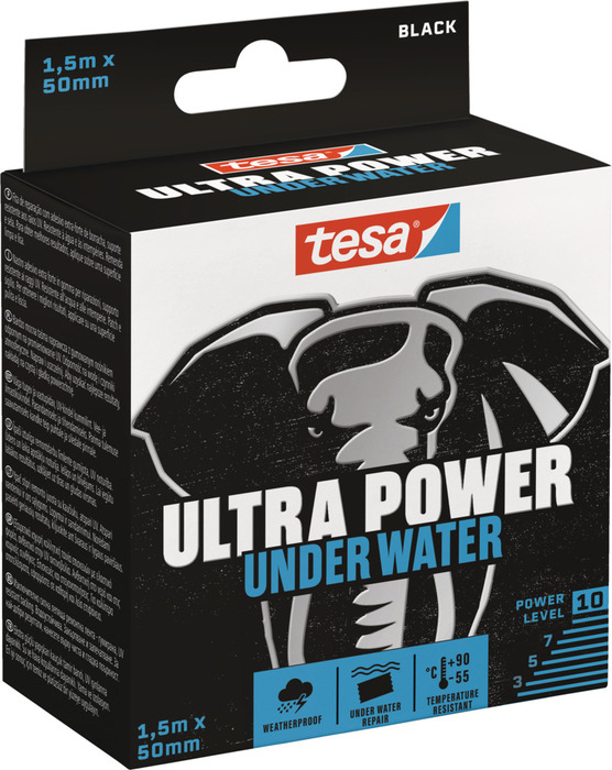 tesa® reparationstape Ultra Power Under Water 50 mm x 1,5 meter