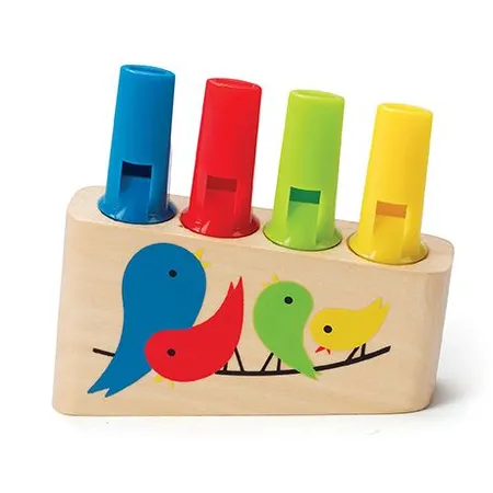 Hape Regenbogen-Panflöte, 1 Stück, 2-fach sortiert