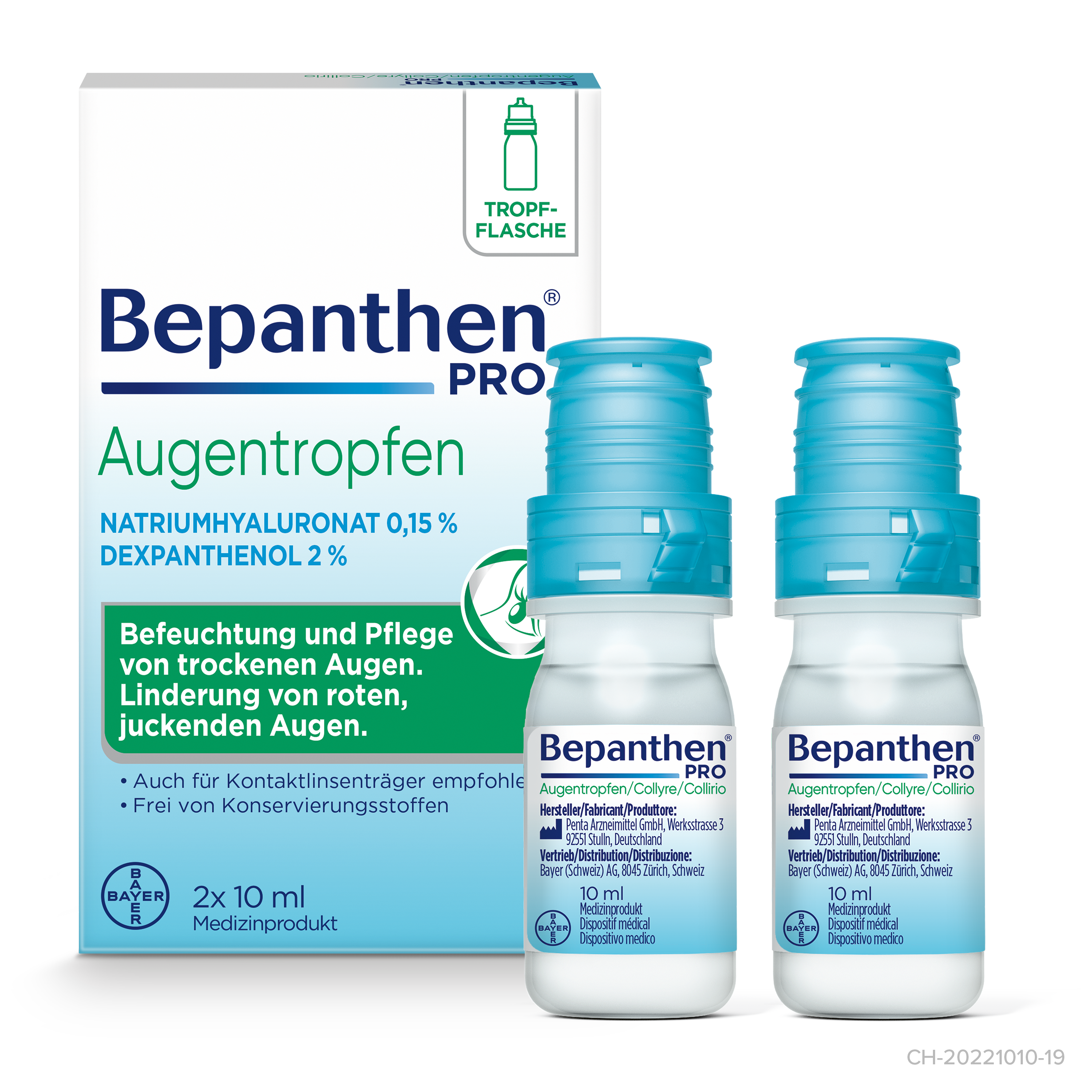 BEPANTHEN PRO Augentropfen Gtt Opht Fl 10 ml