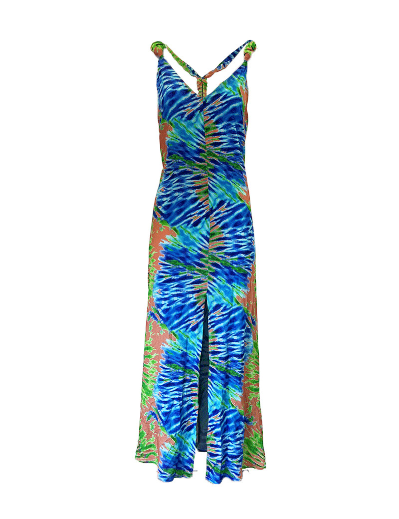 JANIS & JOHN ROBE LONGUE MULTICOLORE ROSITA
