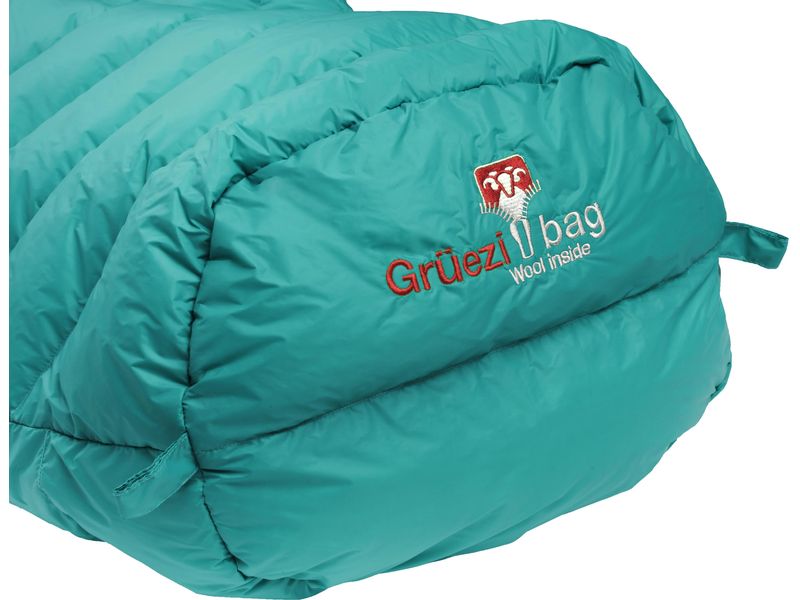 Grüezi Bag Schlafsack Biopod DownWool Extreme Light 175 Vir Ultraleichter Sommer-Schlafsack