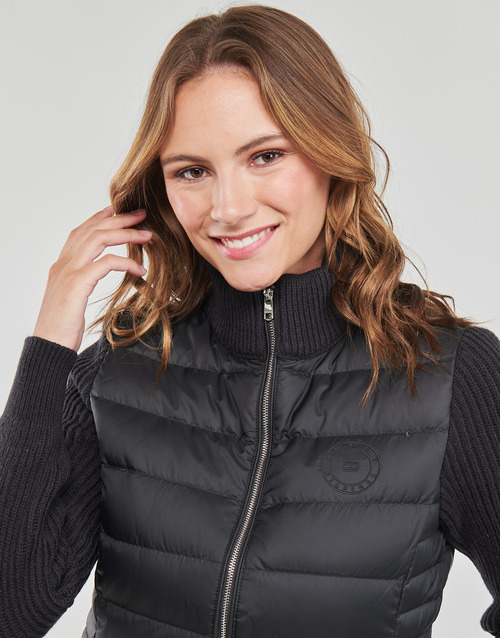 Tommy Hilfiger - KNIT MIX DOWN JACKET - Noir