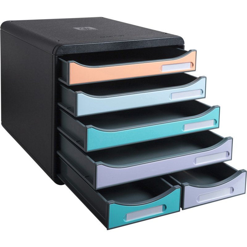 Module de rangement Exacompta Big Box Maxi 6 tiroirs