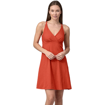 Patagonia Amber Dawn Kleid Pimento Red Damen