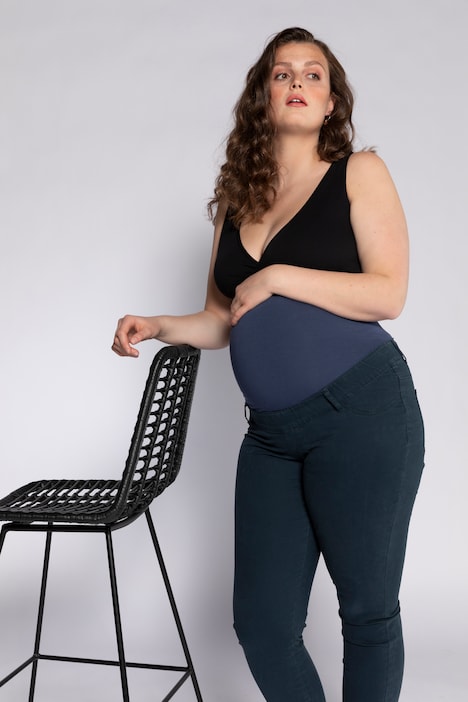 Bellieva-Jeggings, schmale Passform, Biobaumwolle, GOTS