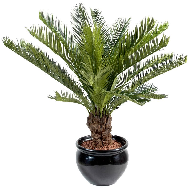 Plante artificielle d'intérieur Cycas Tronc 90 cm
