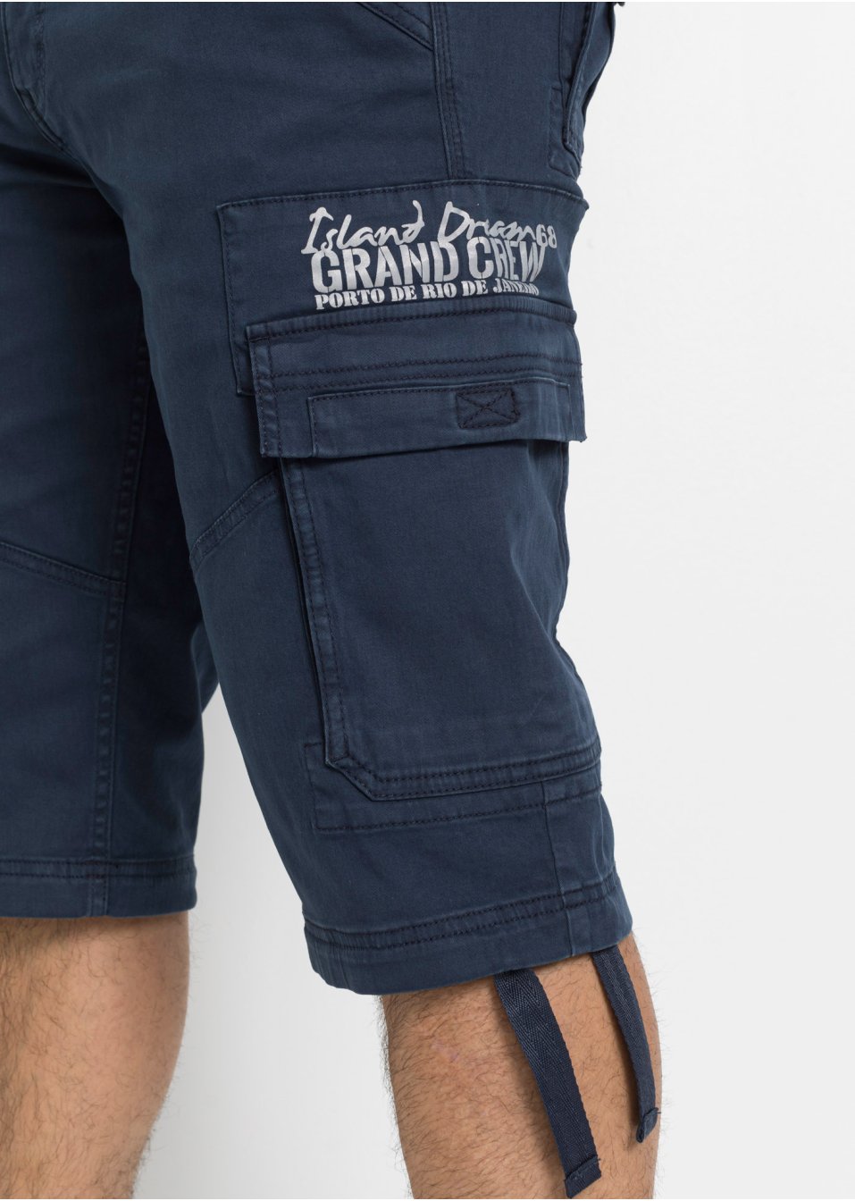 Bermuda long avec poches cargo, Regular Fit