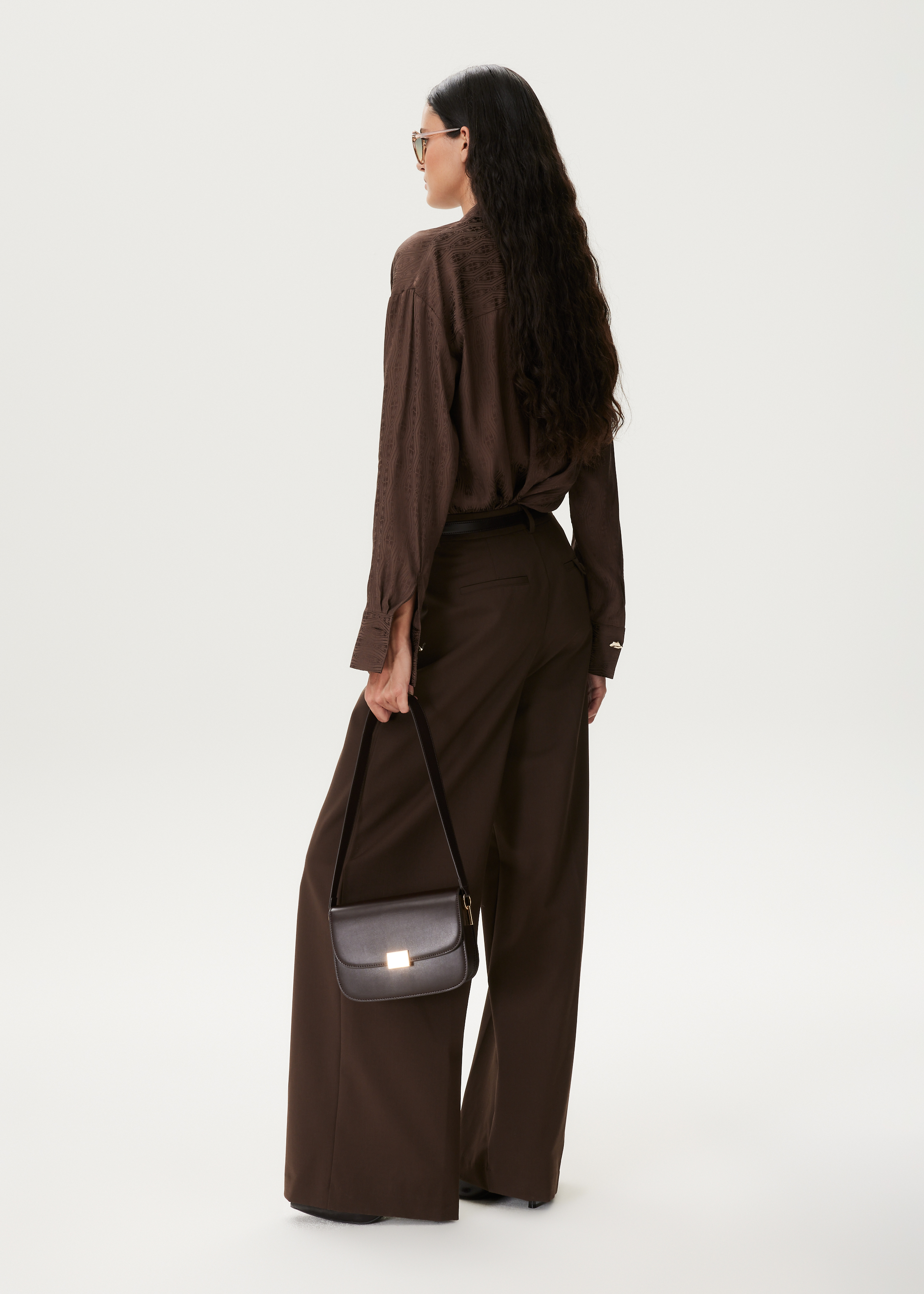 Blouse met geometrisch patroon