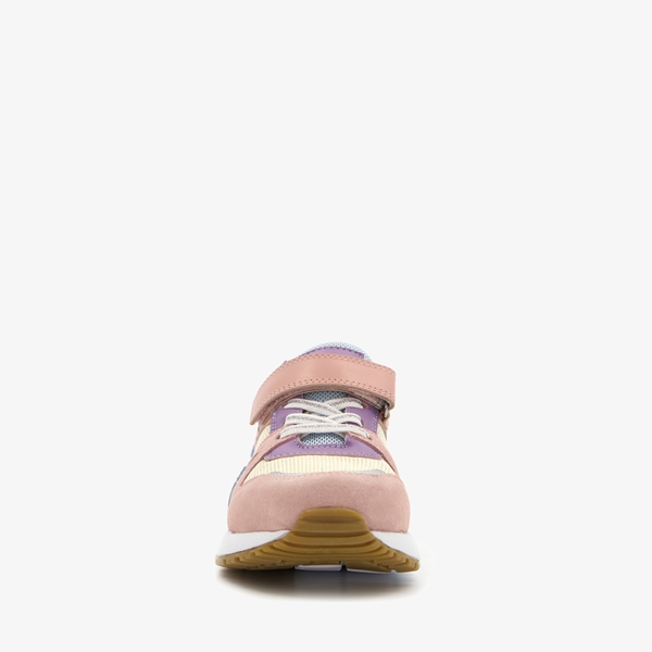 TwoDay leren meisjes sneakers pastel