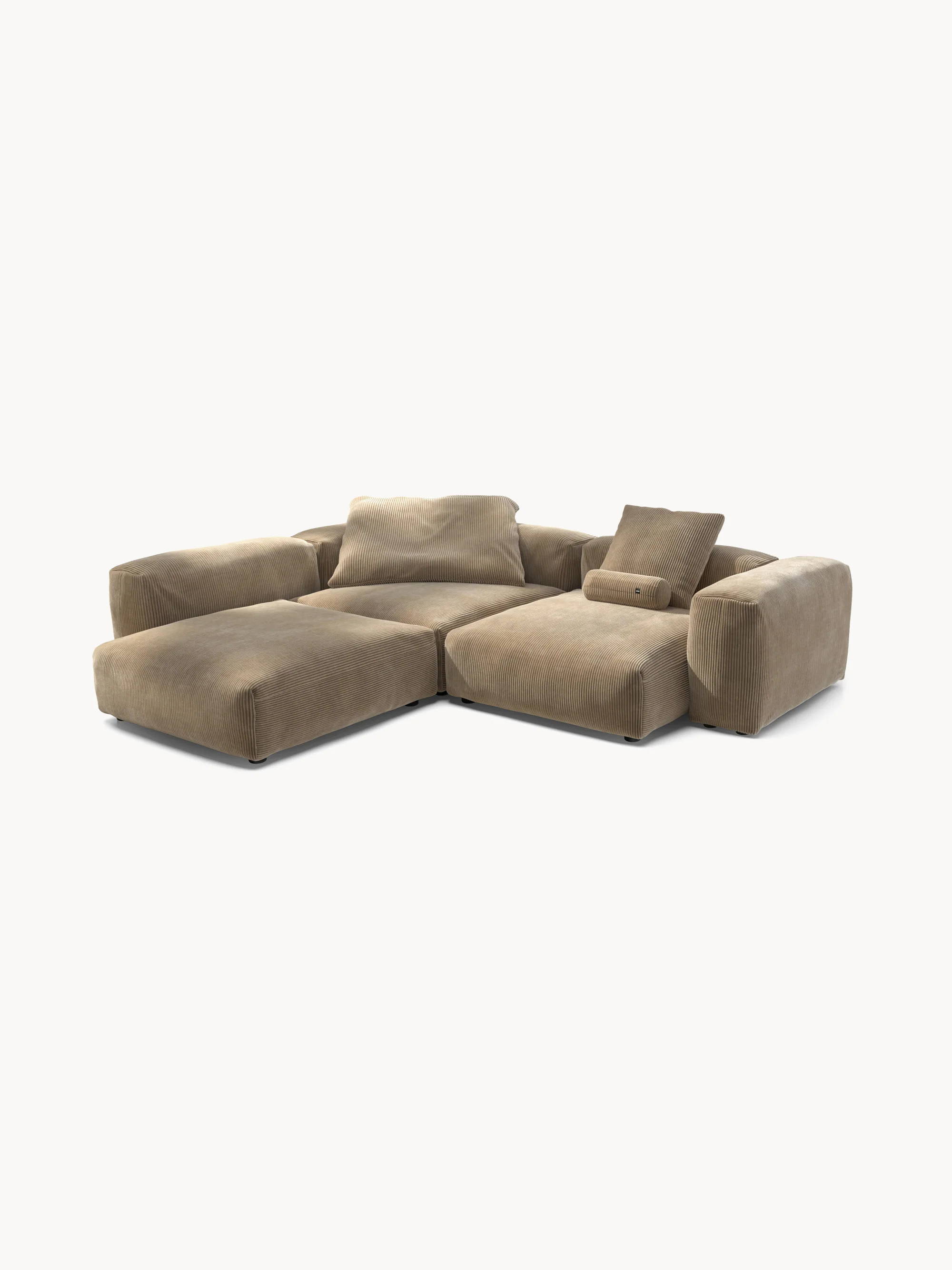 Modulaire bank Vetsak (4-zits) van ribfluweel