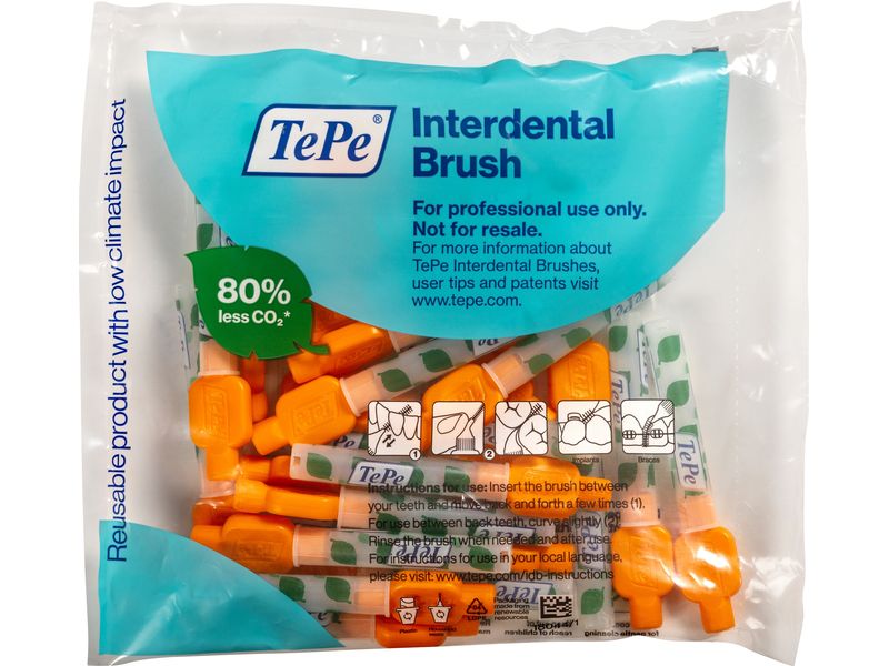 tepe Interdentalbürsten Original Orange Kleine Bürste mit soften Borsten