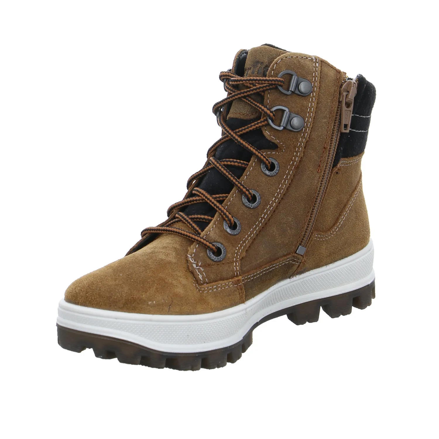 SUPERFIT Jungen-Winter-Bottine Cognac Textil  Winter-Boot
