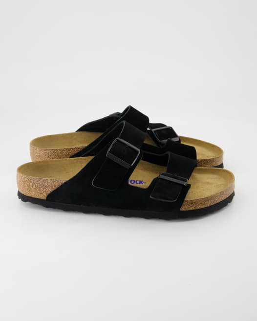 Birkenstock Arizona Pantoletten in Schwarz
