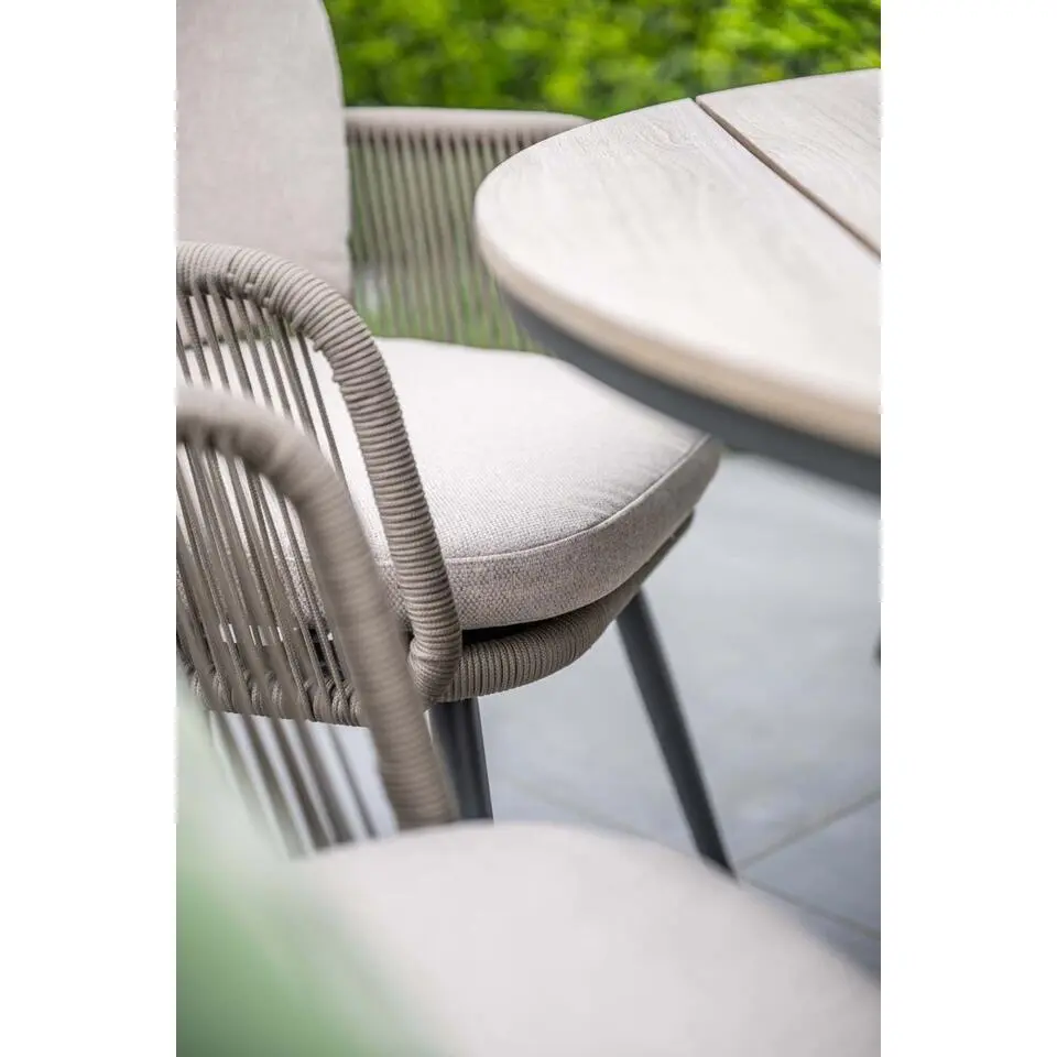 GI Linares/Trinxa Ø148 cm. (7-delig) - ronde tuinset