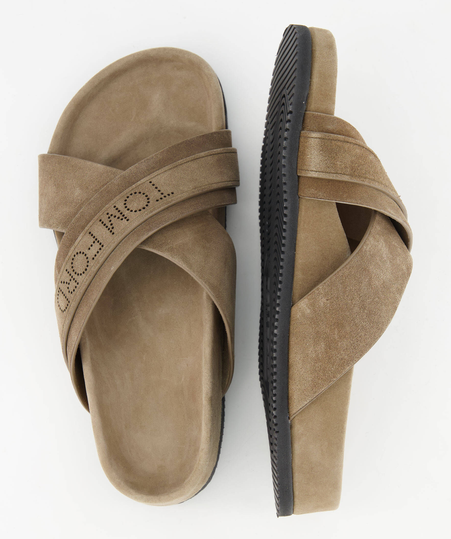 Tom Ford| Herren Kreuzsandalen SUEDE WICKLOW SLIDER