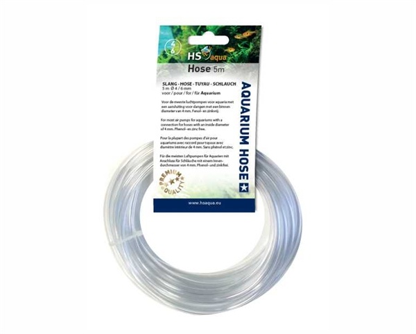 HS Aqua Transparante Aquariumslang 4-6 mm 5 mtr