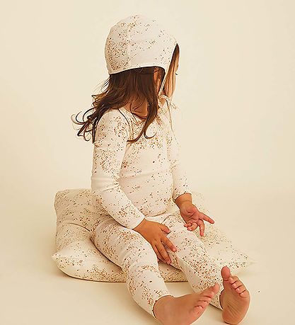 Soft Gallery Strampler - Beine - Mini Splash - Elfenbein