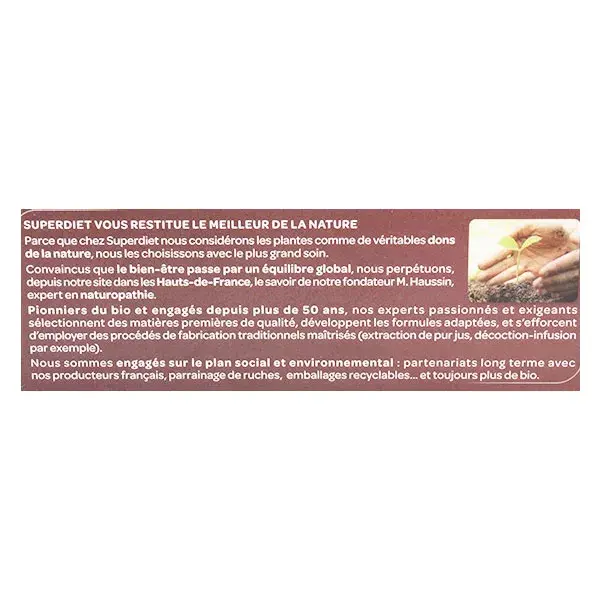 Superdiet Shiitaké Reishi Maitaké Bio 20 ampoules