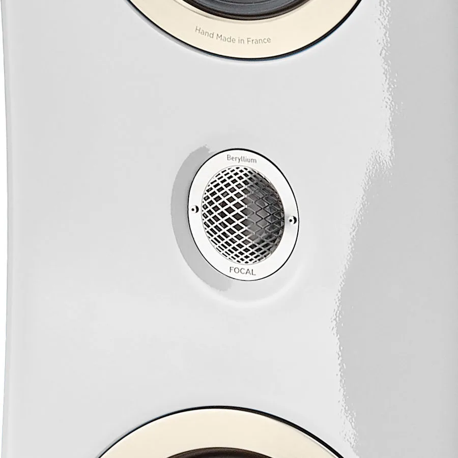 Focal Kanta N°3 Noir laqué / Blanc carrare (la paire) Enceintes colonne