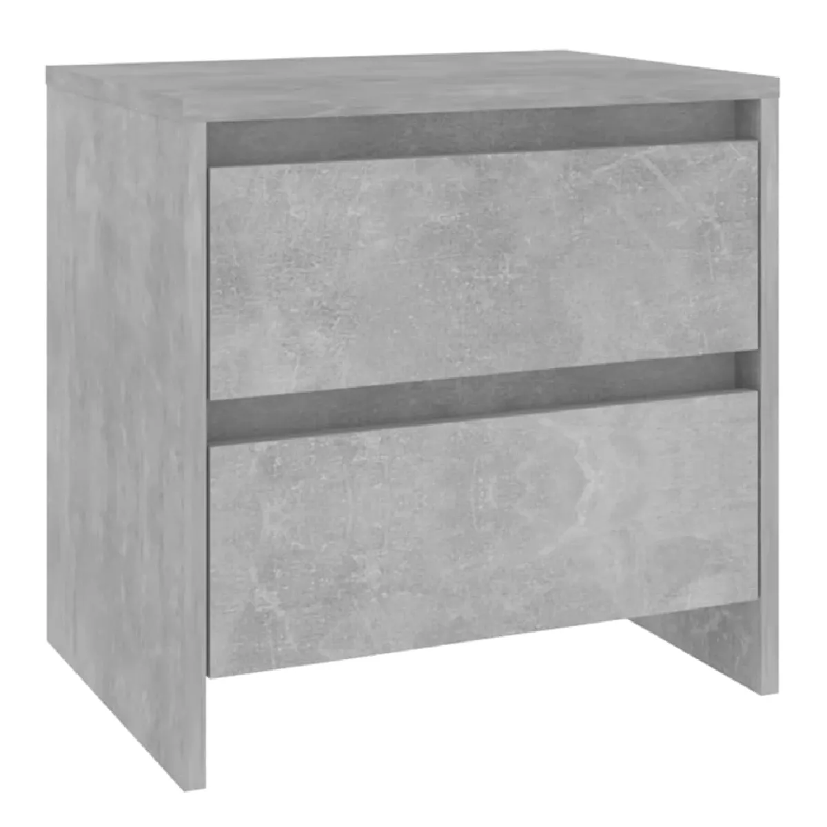 Vidaxl Table de Chevet - Gris Béton