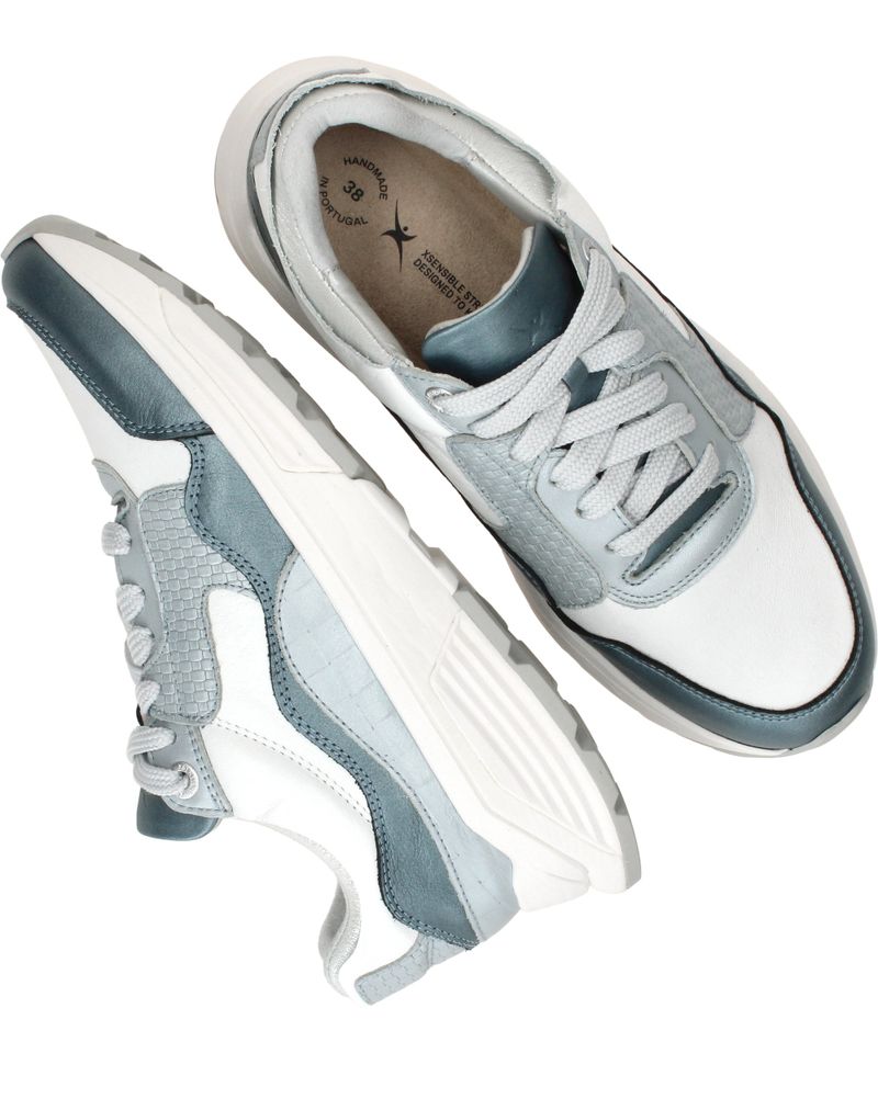 Xsensible Golden Gate Stretchwalker Sneakers Blauw Dames