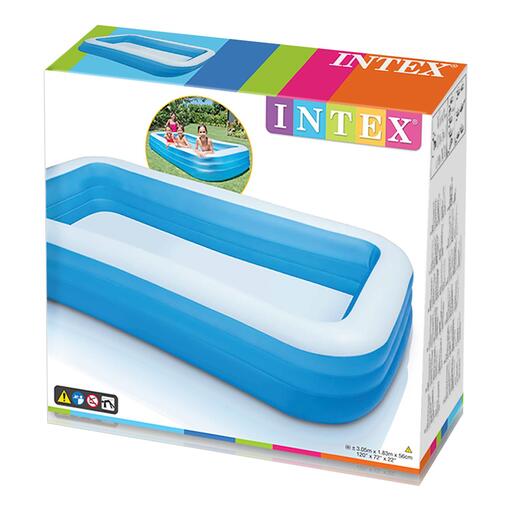 Piscina inflável retangular