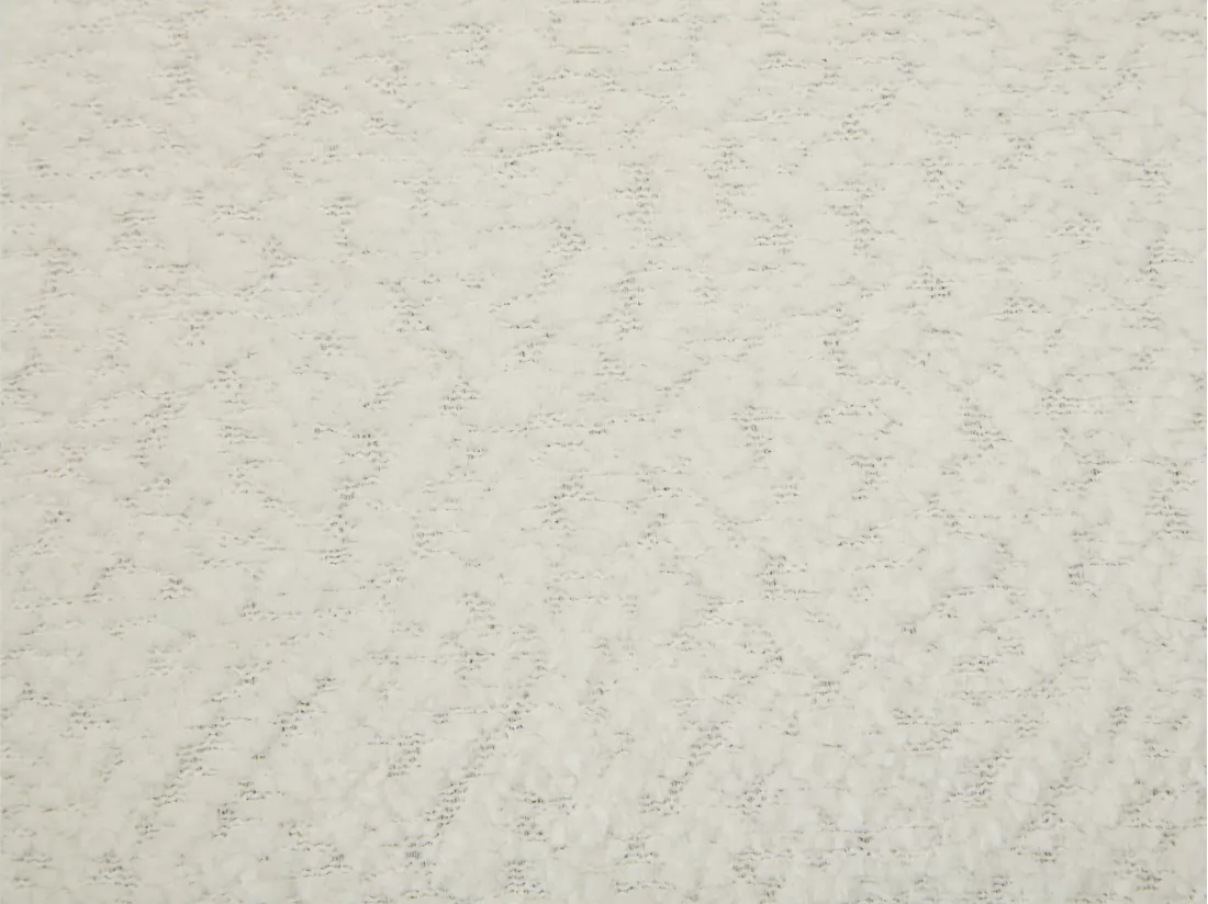 Lot de 2 chaises avec accoudoirs - Tissu bouclette et métal doré - Blanc - PEGA de Pascal MORABITO