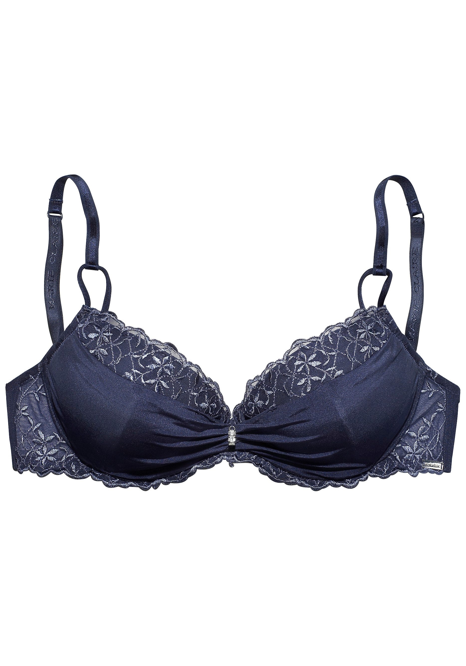 Marie Claire Push-up-BH , mit Bügel und feiner Blütenstickerei, sexy Dessous