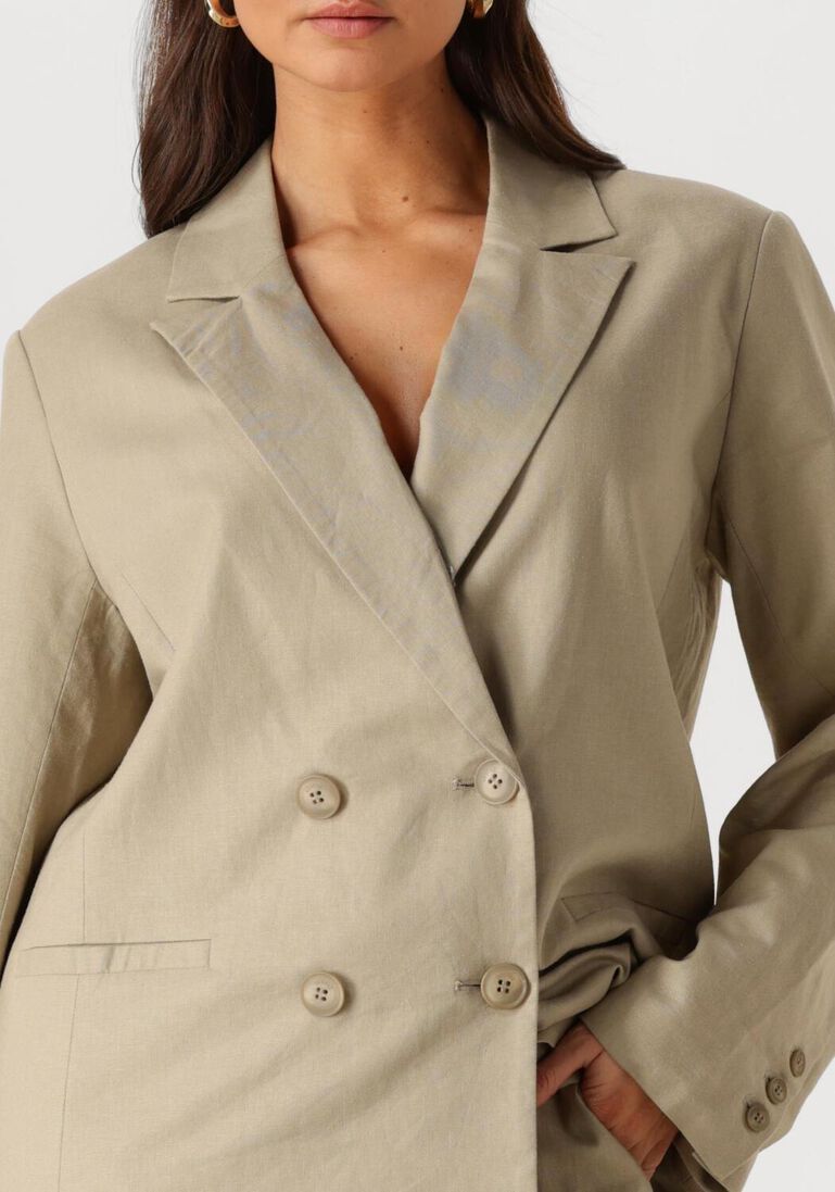 groene gestuz blazer gzizza linen blazer
