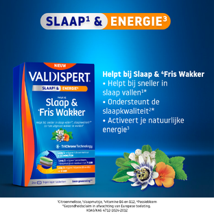 Valdispert Slaap & Fris Wakker Tabletten 24TB
