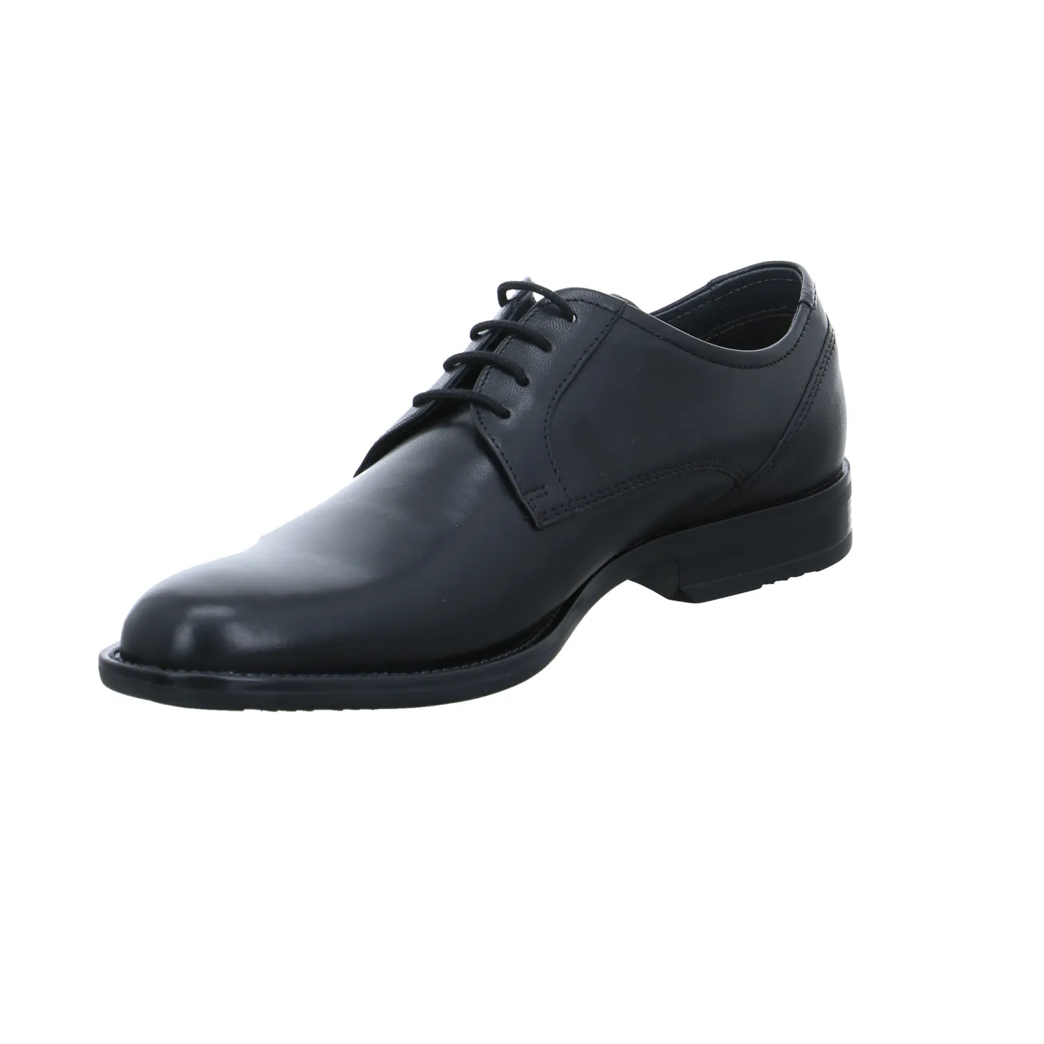 Halbschuh-City Schwarz Leder