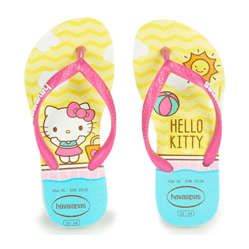Havaianas - KIDS SLIM HELLO KITTY - Blanc