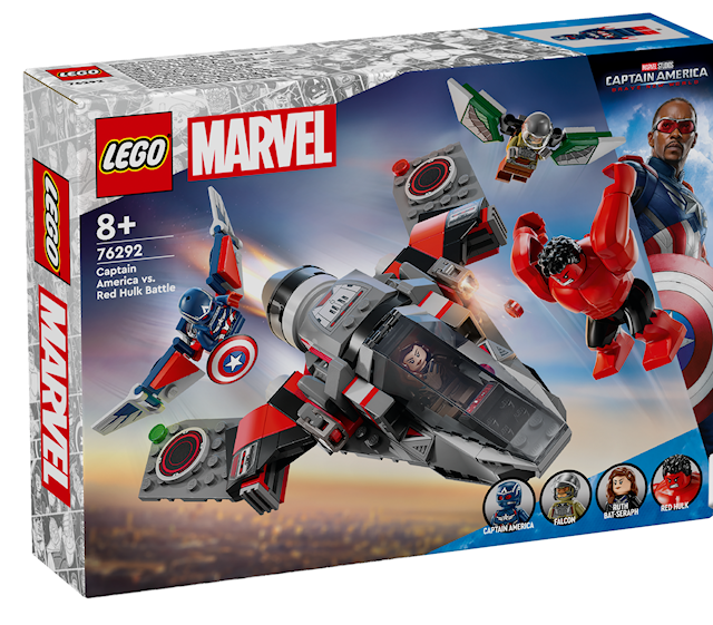 Captain America i kamp mot Red Hulk LEGO® Marvel (76292)