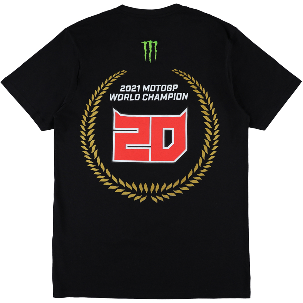 Fabio Quartararo - T-shirt World Champion Noir
