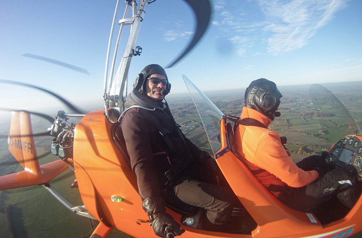 Tragschrauber Rundflug Hörsten