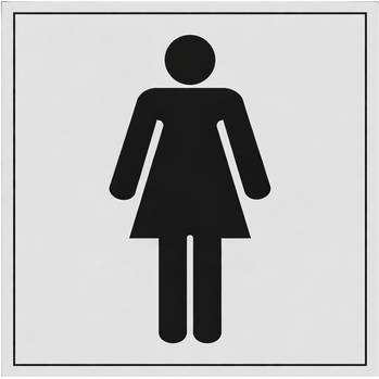 Signalétique d'information WC - Toilettes Femmes
