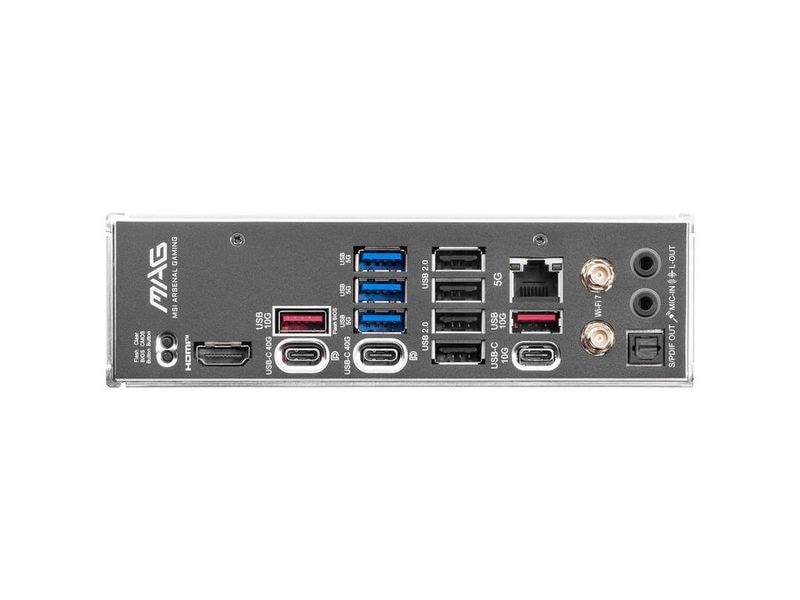 MSI Mainboard MAG X870E TOMAHAWK WIFI MSI MAG X870E TOMAHAWK WIFI Motherboard AMD X870E Sockel AM5 ATX